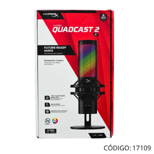 Mic HyperX QuadCast USB RGB LED GRANDE