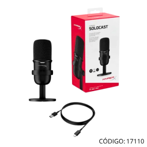 Mic HyperX SoloCast USB PODCAST CHICO