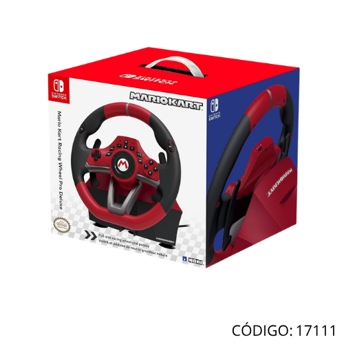 Timon & Pedal Carrera NINTENDO SWITCH HORI. P.N. NSW-429U.