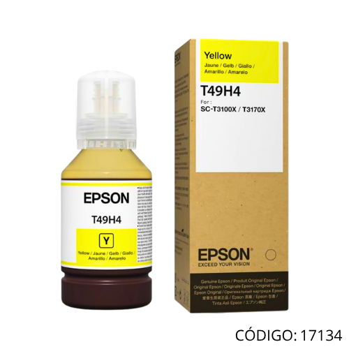 Tinta Yellow EPSON T49H400 p/T3170x 140ml