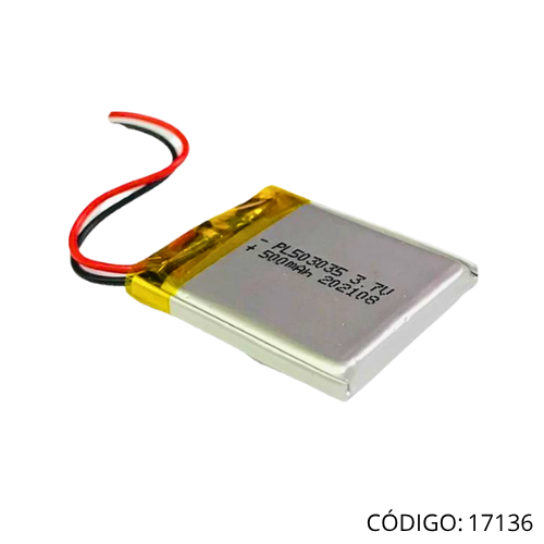 Bateria 3.7V 500mA p/Drone 27438 LIPO