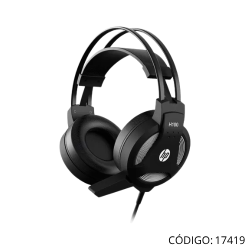 Audifono/Mic HP H100BK 3.5mm Gaming