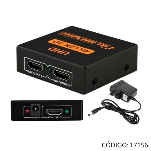 Splitter HDMI 4K 30hz 1x2 3840x2160