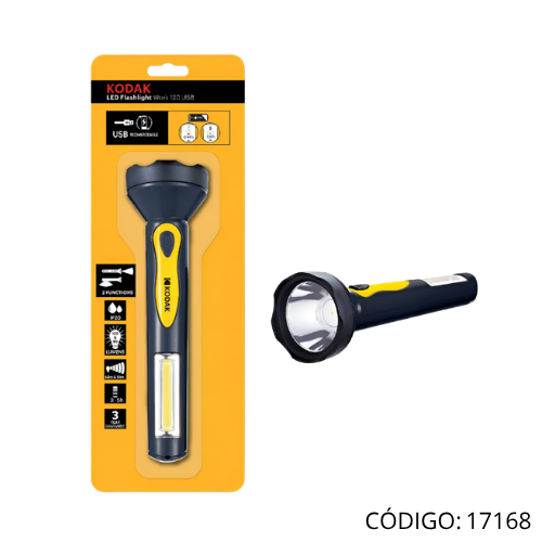 Linterna recargable KODAK WORK 120 USB