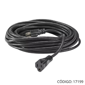 Cable Extension 110/240v 3mt 2x18AWG 10A