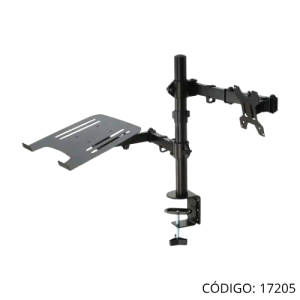 Soporte pLaptop&Mon 13-32 17lb EVS-DMM05