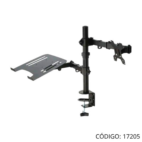 Soporte pLaptop&Mon 13-32 17lb EVS-DMM05