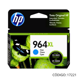 Tinta Cyan HP 964XL 3JA54AL 1600 pags