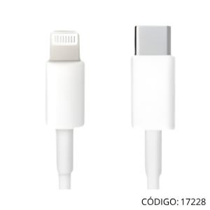 Cable USB-C a Lightning S-02 LENSUN 1mt