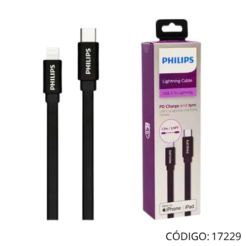Cable USB-C a Lightning LC691i LENSUN 1m