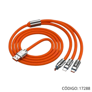 Cable 3-1 120W 6A Zinc Alloy S219 Grueso