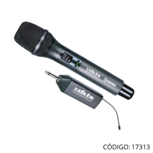 Microfono Inal PROFESIONAL K855W(1) UHF KEBLER METALICO.