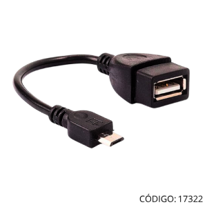 Adaptador USB-A H a mUSB M OTG CA-711F
