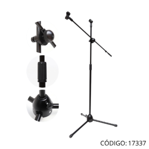 Tipode Piso KEBLER PRO 2MICs+BOOM B14046