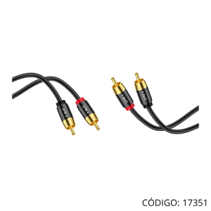 Cable de Audio 2RCAs M-M 6.1Mt C13417