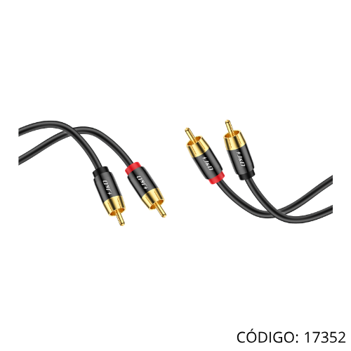Cable de Audio 2RCAs M-M 10Mt C13513