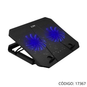 Cooler X2 p/Laptop c/LED Havit HV-F2083 Inclinacion.