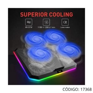 Cooler X5 p/Laptop c/LED Havit HV-F2076