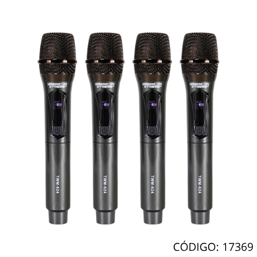 Microfono Inal (4) XTREME UHF TWM-924