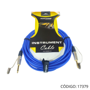 Cable Audio Plug 1/4M (6.3mm) - Plug 1/4M (6.3mm) 3MT Monofonico ROXTONE.