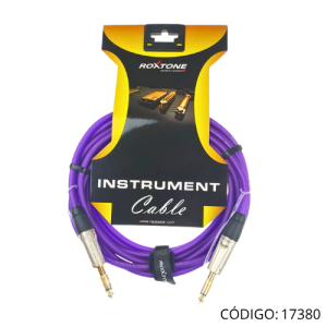 Cable Audio Plug 1/4M (6.3mm) - Plug 1/4M (6.3mm) 9MT Monofonico ROXTONE.