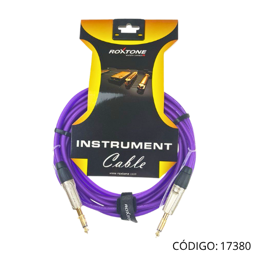 Cable Audio Plug 1/4M (6.3mm) - Plug 1/4M (6.3mm) 9MT Monofonico ROXTONE.