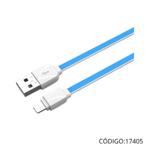 Cable Azul LENSUN XS07 USC-C 1M 2.4A