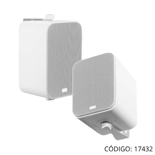 Parlantes (2) OSD AUDIO AP450W BLANCO EXTERIOR con Soporte de Pared o Poste