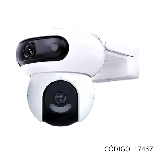 Camara EZVIZ CS-H90 2K+ 2K DUAL EXTERIOR ROTACION WFi + Red RJ45 Cableada.