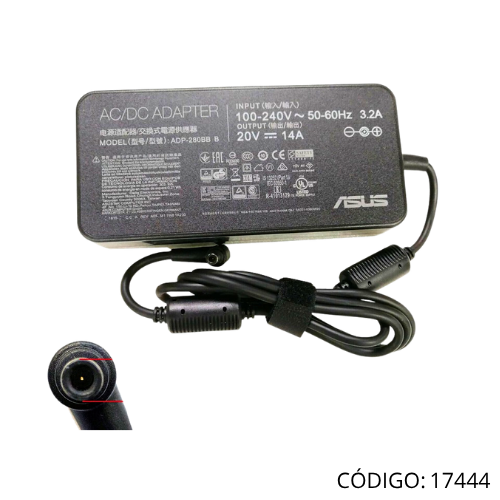 A/C Adapter ASUS 20V 14A 280W 6.0*3.7mm