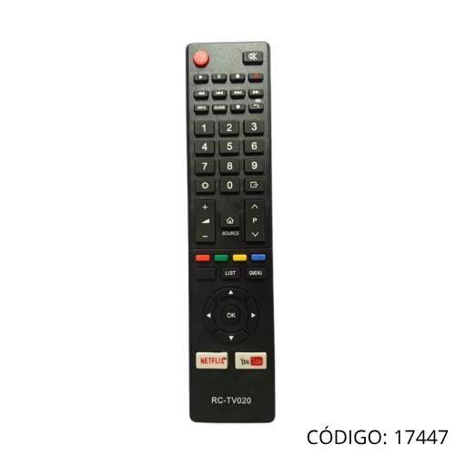 Control Remoto TV Riviera SMART RC-TV020