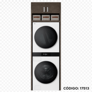Lavadora+Secadora LG APILADO BLANCO ELEC