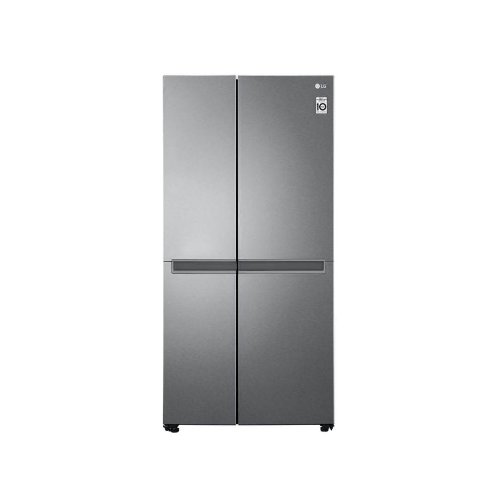 REFRIGERADORA LG GS65BPGK 688 LITROS SIDE BY SIDE INVERTER LINEARCOOLING SILVER