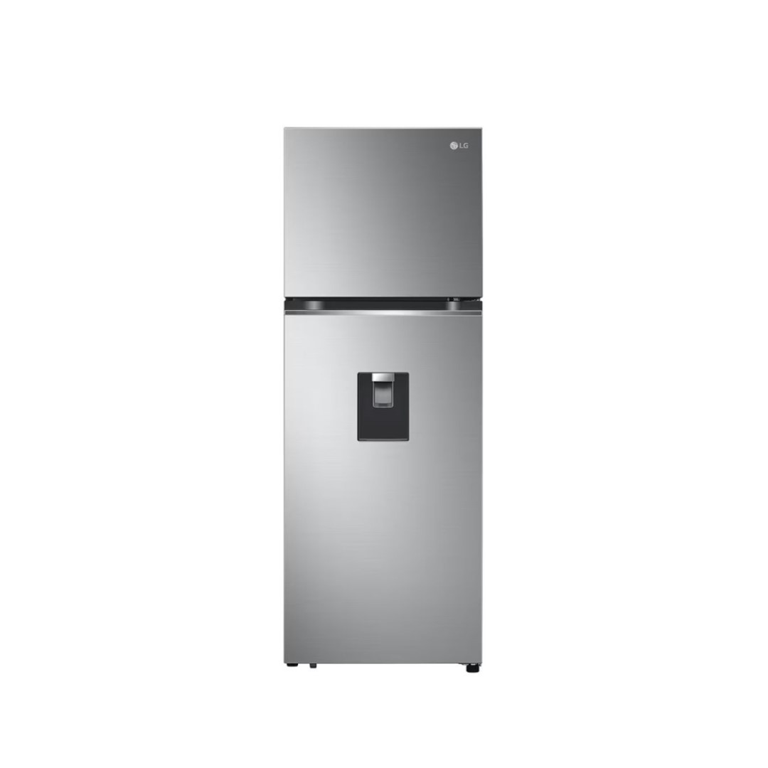 REFRIGERADORA LG VT34WPP TOP FREEZER 334 LITROS SMART INVERTER DISPENSADOR DE AGUA SILVER